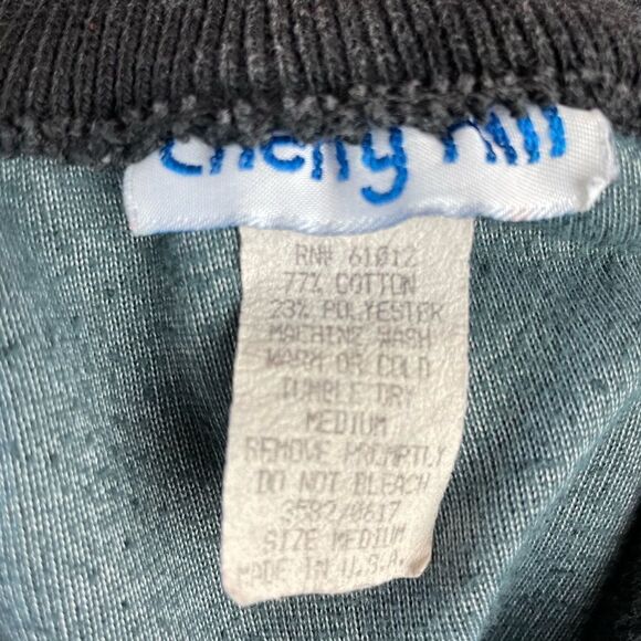 Vintage Cherry Hill Collared Sweatshirt Size M EUC - Picture 5 of 5